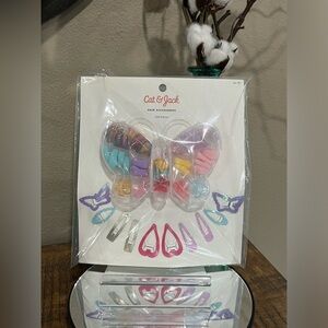 Cat & Jack Kids Butterfly Hair Accessories Set, new!